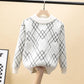 Boys Mink Fleece Sweater To Keep Warm Autumn and Winter Big Middle and Small Children's Fashion Thick Knitted Bottoming Shirt