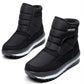 Winter Thick Cotton Shoes Women's High-top Plus Velvet Warmth Thick-soled Snow Boots Short-tube Boots Waterproof and Non-slip