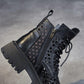 Inner Heightening Net Boots Summer Casual Fashion All-match Martin Boots Comfortable and Breathable Mesh Martin Boots