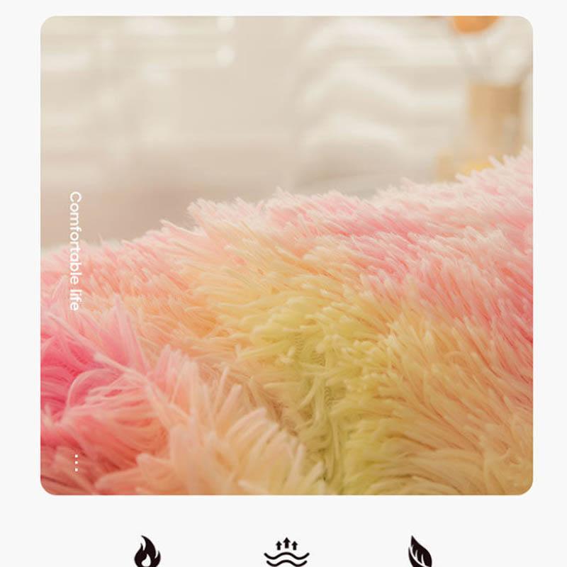 Thickened Water Velvet Four-piece Sheets Are Set In Conjunctive Princess Wind Warm Home Bedding Double Bed Suit
