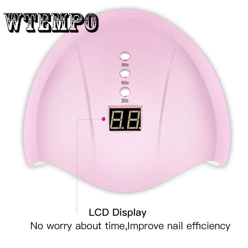 36Wnail phototherapy machine induction nail polish glue baking lamp nail machine led dryer nail lamp