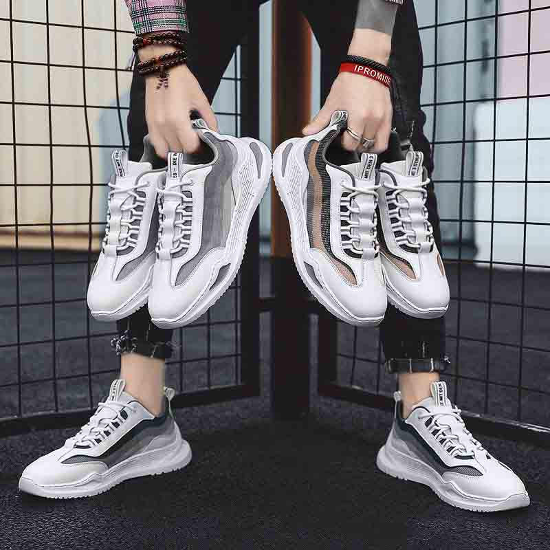 Plus Size 39-44 Men Sneakers Low-top Running Basketball Shoes Outdoor Non-slip Sports Shoes Shockproof Shoes