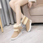 Snow Boots Ladies Winter Thickened Mid-tube Boots Plus Velvet Warm Cotton Boots Flat Non-slip Short Boots
