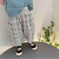 Children's Pants Summer Girls and Boys Casual Printing Knickerbockers Pants  Waist Baby Anti-mosquito Casual Pants