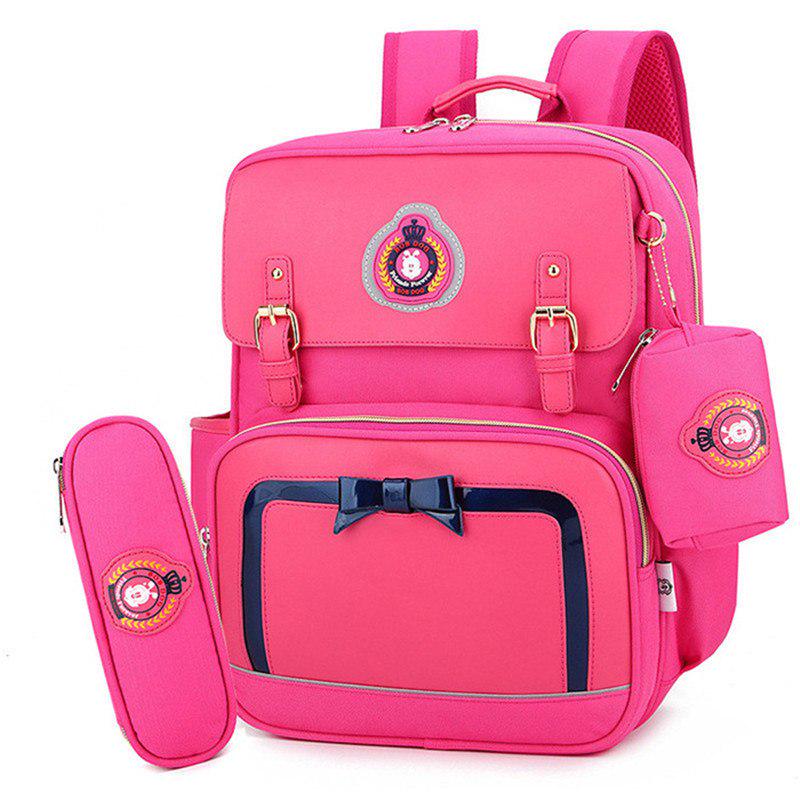 Children School Bags 2019 New Princess Bowknot Orthopedic Backpack Girls Satchel Bag Waterproof Scho