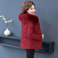Down Padded Jacket Slim Slimming Short Padded Jacket Women Middle-aged and Elderly Oversized Padded Jacket