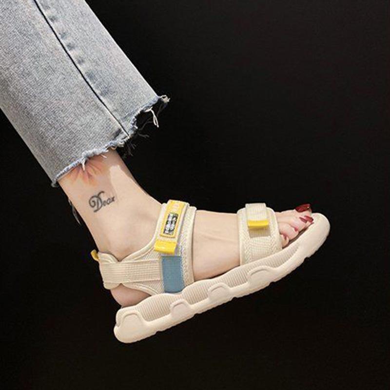 Sandals Women's Summer All-match Soft-soled Fashion Casual Beach Shoes Flat Platform Non-slip Women's Shoes