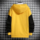 WTEMPO Men Trend Sweater Suit Teen Clothing Hooded Pullover Casual Suit Campus Student Sportswear