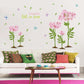 Beautiful western yarrow grass wall stickers TV sofa background decorative painting plastic