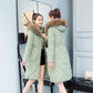 Womens Outerwear Parkas Fashion Fur Collar Winter Jacket for Women Warm Hooded Female winter Coat