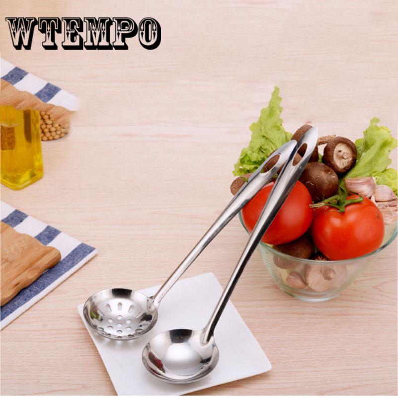 Brand Stirring Spoon Colander Spoon Soup Kitchen Tools Stainless Steel Strainer Spoon