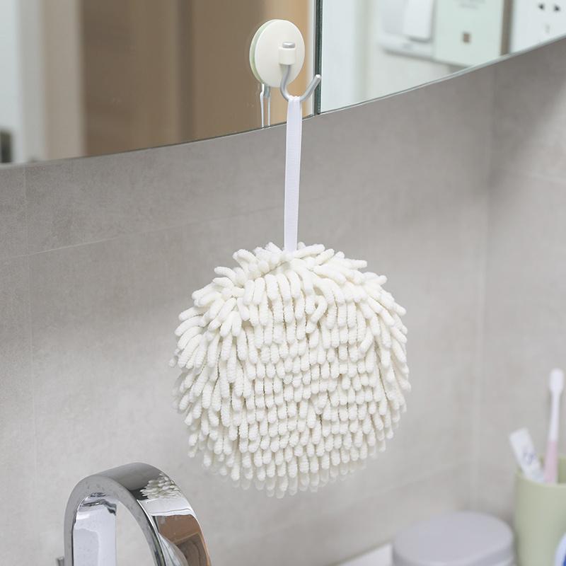 Plush Chenille Hand Towel Kitchen Towels Bathroom Soft Quick-Drying Towel