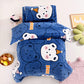 Children's Bedding Set Milk Velvet Quilt Cover Pillowcase Bed Sheet Quilt Cover Cartoon