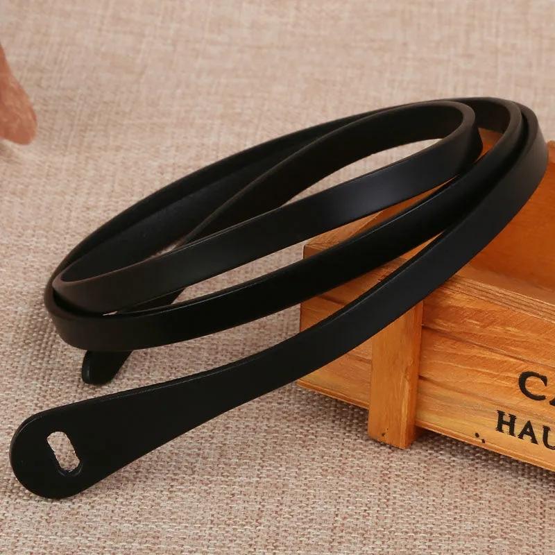 Women's Dress Decorative Belt with Skirt Thin Belt Casual Ladies Belt Leather Belt Tassel Girl Dress Decorative Belt