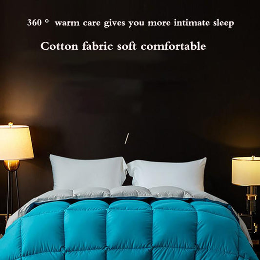 High-grade White Goose Down Duvets Quilt Thickening Winter Comforters Cotton Cover King Queen Twin Size