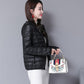 Women's Short Coat Loose Winter Cotton Jacket Plus Size Outwear Hooded Cotton Padded Jacket Pure Color