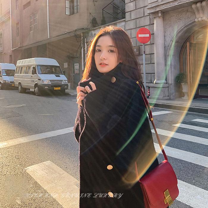 Winter Imitation Mink Fur Coat Fashion Mid-length Loose Fur Mink Coat