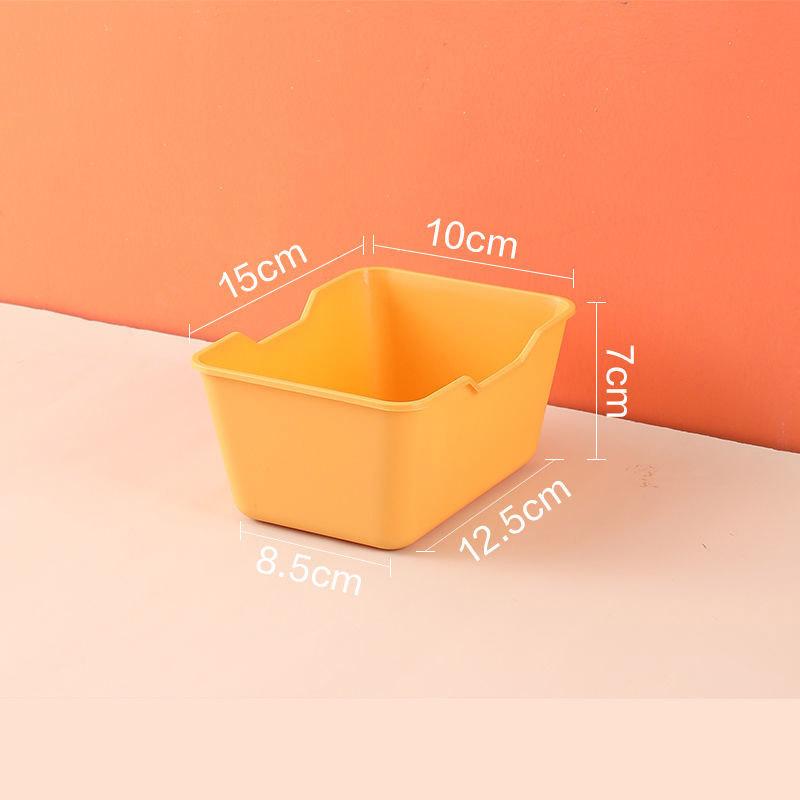 Desktop Sundries Storage Box Frosted Small Box Plastic Dust-proof Household Finishing Cosmetics Snack Storage Storage Box