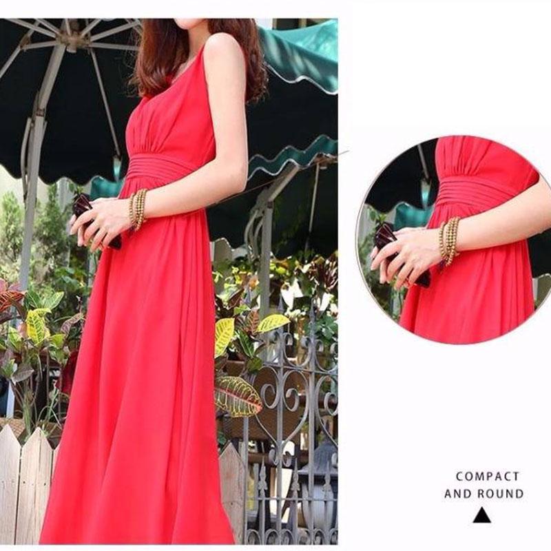 Women's chiffon Maxi dress Summer Beach Boho Sundress long Vestidos Party Dresses