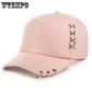 Dad Hat Creative Piercing Ring Baseball Cap Punk Gorras Bone Masculino Feminino Beisbol Hip Hop Snap