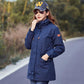 Men's Outdoor Sportswear Windproof Mountaineering Wear Thick Hooded Removable Two-piece Jacket Fleece Soft Shell Oversized Cycling Jersey