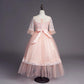 Children's Dresses Children's Princess Dresses Sleeves Girls Birthday Party Dresses Long Puff Skirts