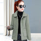 Short Faux Mink Velvet Coat Women's Lapel Fur Jacket Autumn and Winter Thickened Golden Mink Velvet Coat