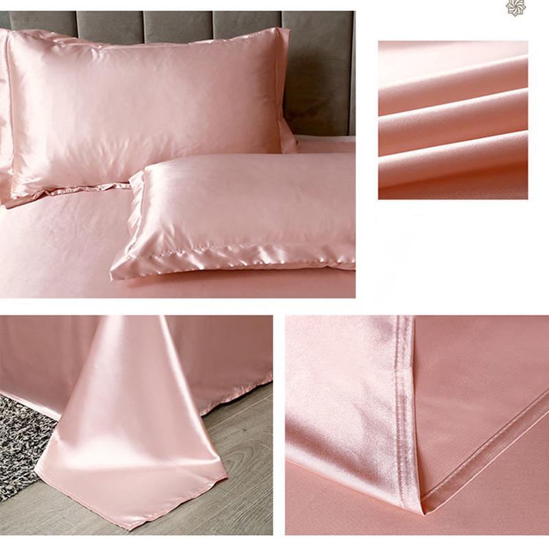 Skin-friendly Home Ice Silk Sheets Silky Summer Student Dormitory Sheets