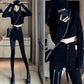 Ladies Spring High Waist Pencil Pants Magic Stretch Pants Leggings Ladies Outer Wear Black Skinny Pants Pencil Trousers