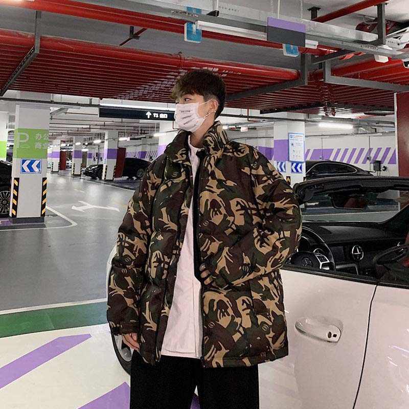 Winter New Style Stand-collar Down Jacket Men's Trend Thick Warm Jacket