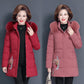 Middle-aged and Elderly Cotton-padded Jacket Women Short Middle-aged Women's Winter Jacket Mother Down Cotton-padded Jacket Padded Jacket