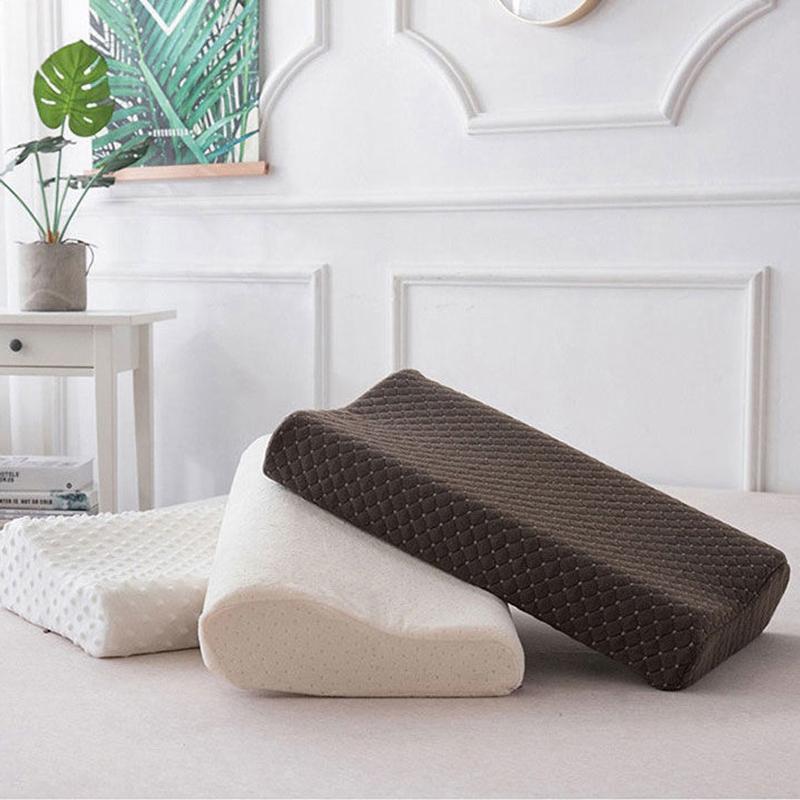 Comfortable Space Memory Pillow Slow Rebound Neck Pillow Natural Rubber Pillow Latex Pillow Adult Wolf Tooth Pillow 50*30cm