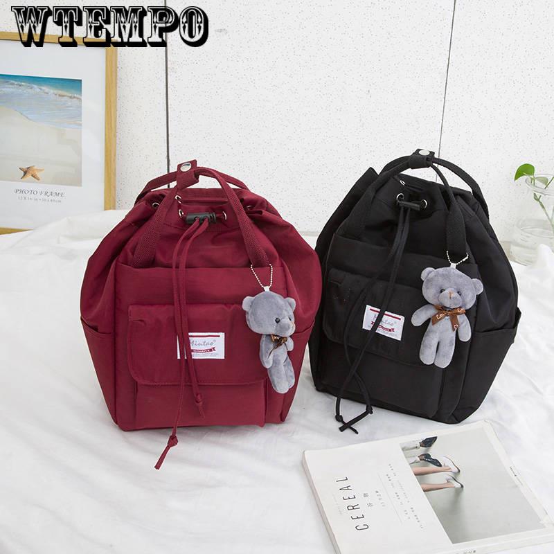 New Leisure Backpack Waterproof Kids Backpack candy color Children Backpacks Schoolbag
