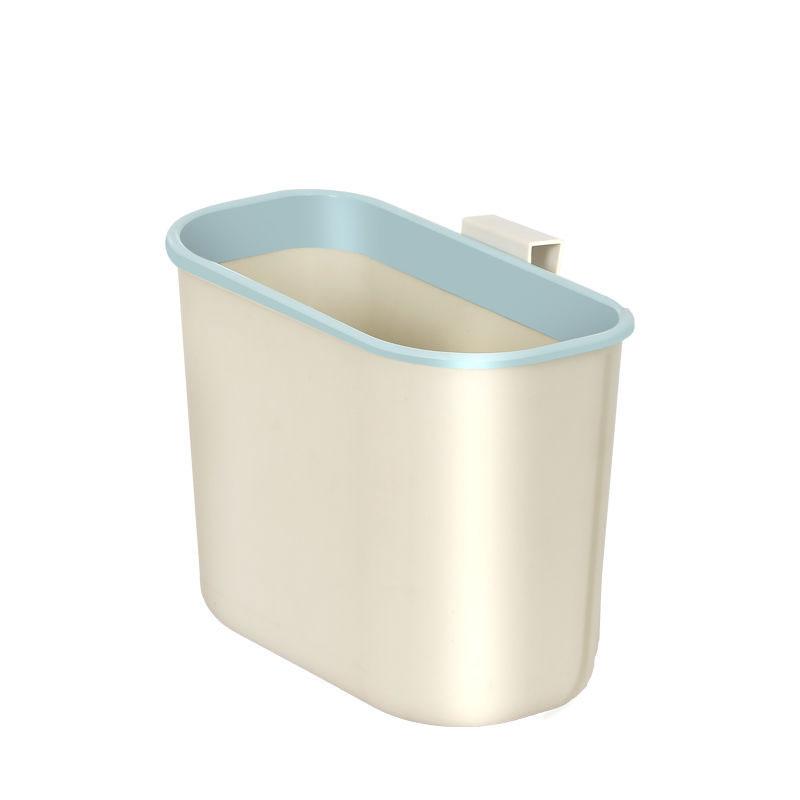 Kitchen Trash Can Vegetable Storage Hanging Bucket Household Cabinet Door Hanging PP Plastic Storage Bin Sundries Waste Paper Basket Home Organizer