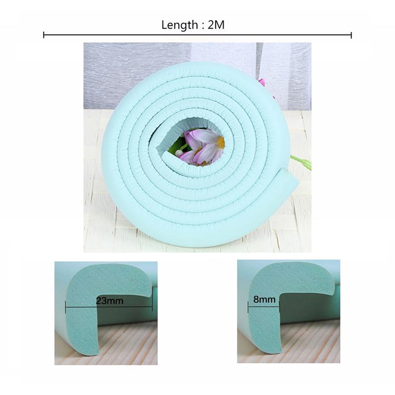 WTEMPO 2m Children Protection Table Guard Strip Baby Safety Products Glass Edge Furniture Horror Cra