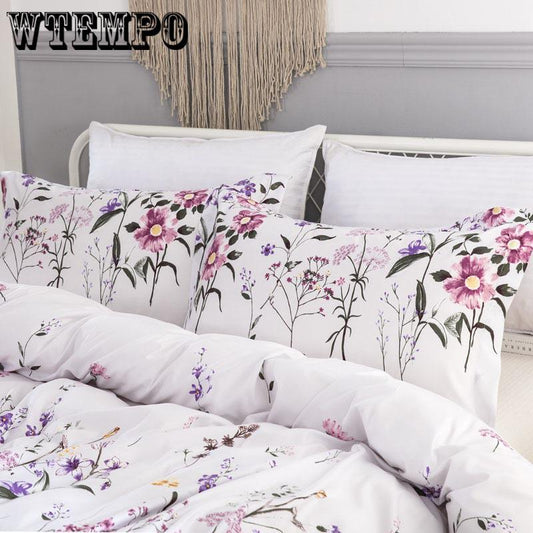 3pcs Pillowcases Linen Kit 3d Bedding Kit Bedding Quilt Cover Comfort Home Supplies