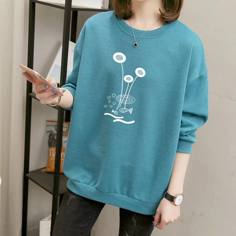Sweatshirts Women's Sweater Large Size Pullover Spring and Summer Top 200 Catties