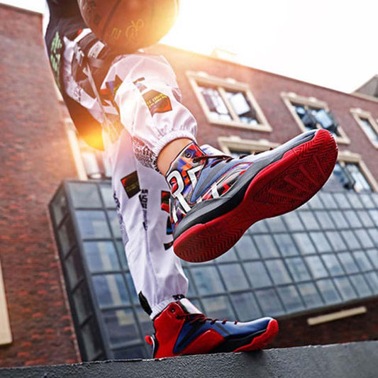 39-47 Men Shockproof Basketball Shoes Sneakers Wear-resistant Lightweight Breathable Running Shoes