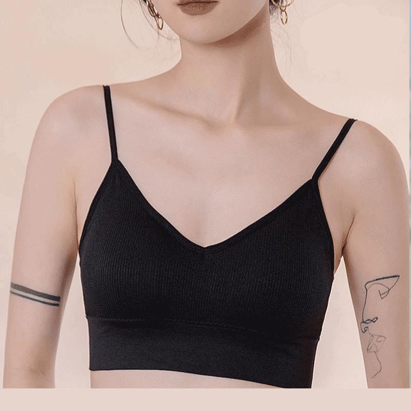 Beautiful Back Bra Sling Without Steel Ring Type Thin Vest Type Student Underwear Student Vest Wrapped Bra Summer Thin