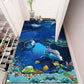 3D Door-to-door Floor Mat Door Mat Home Bedroom Living Room Bathroom Non-slip Absorbent Machine Washable Carpet