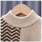 Children's Fall/winter Warmth Hooded Boy Sweater Fashionable Foreign Wild Baby Wool Sweater