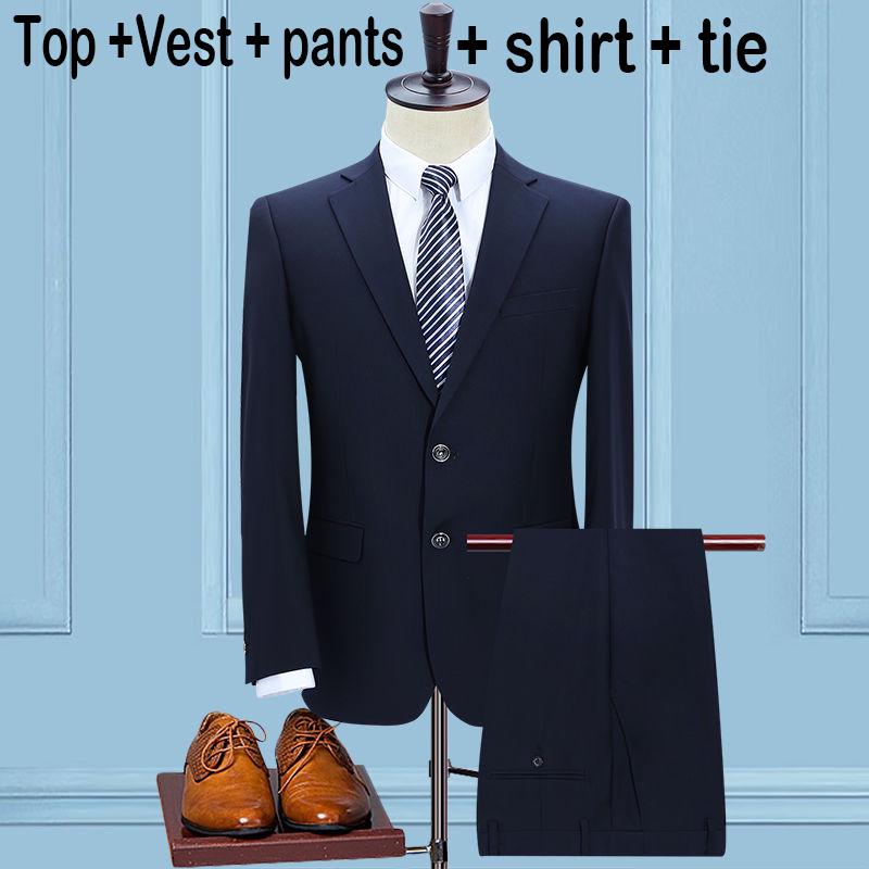 Men's Suit Business Wear Business Dress Size Men's Wedding Clothing Autumn and Winter Suits