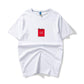 Summer Fashion Men's Cotton T-shirt Casual Short-sleeved Top T-shirt