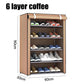 3/4/5/6 Layer Shoes Shelf Easy Assembled Shoe Rack Cabinet Shoe Organizer Stand Holder Home Shoe Box