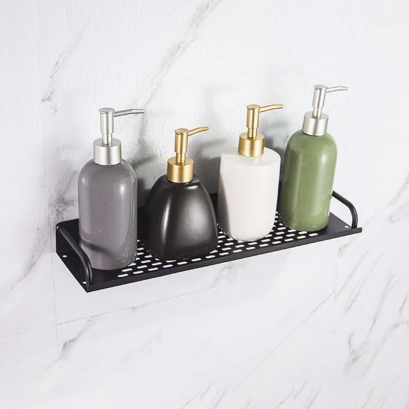 Stainless Steel Bathroom Storage Shelf Punch-Free Kitchen Bathroom Toilet Wall Hanging Storage Rack