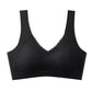 Natural Latex Women Sport Bra Large Size Underwear Women No Rims Gather Sports Vest Sleep Bra Anti-sagging Soft comfortable