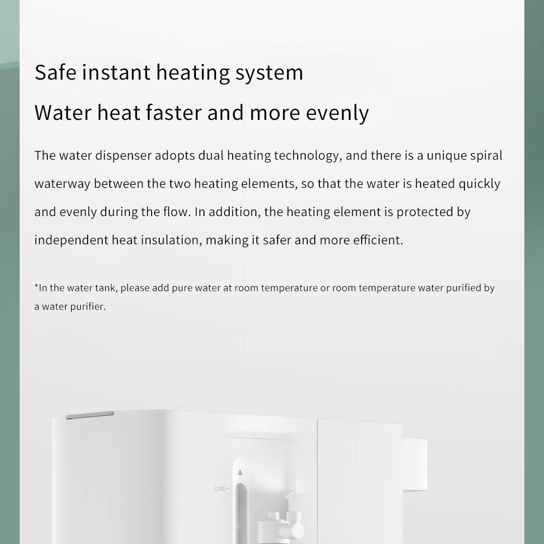 Instant Heating Water Dispenser C1 Fast Instant Heating  Water Electric Drinking Fountain 2.5L for Home