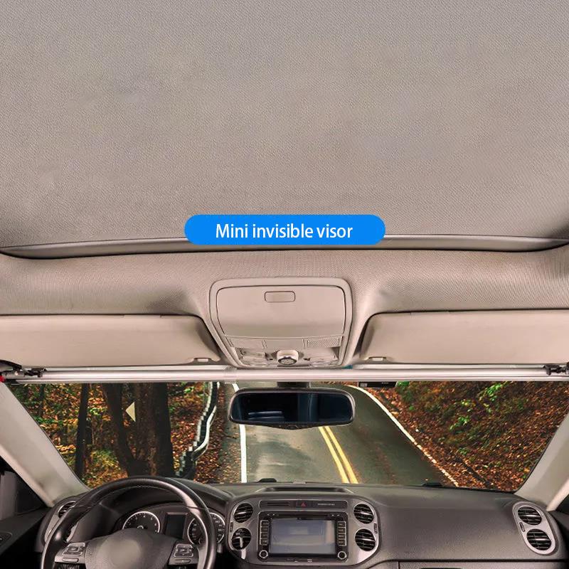 Car Sunshade Automatic Telescopic Rod Front Sunshade Heat Insulation Car General Purpose