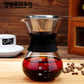 Drip Coffee Maker 400ml High Borosilicate Glass Pour-over Manual High Temperature Resistant