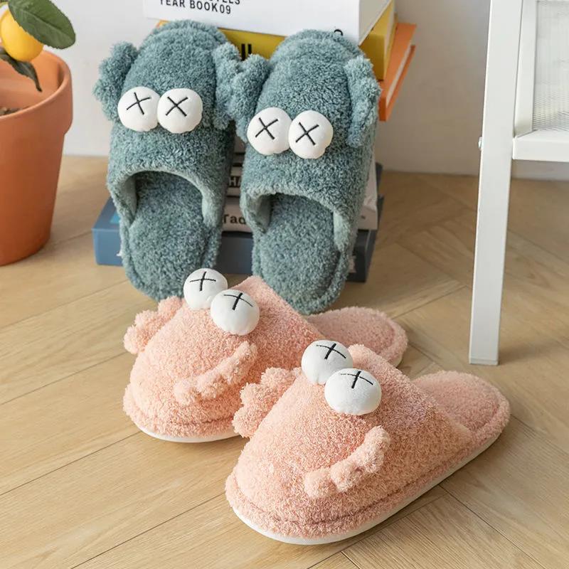 Indoor Cotton Slippers Non-slip Flat Shoes A Must-have for Home and Leisure In Autumn and Winter